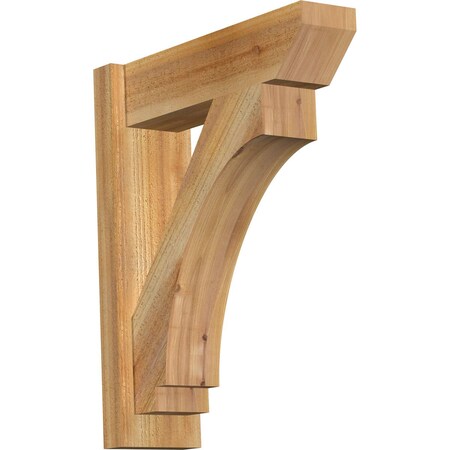 Ekena Millwork Imperial Slat Rough Sawn Outlooker, Western Red Cedar, 6"W x 20"D x 24"H OUT06X20X24IMP06RWR